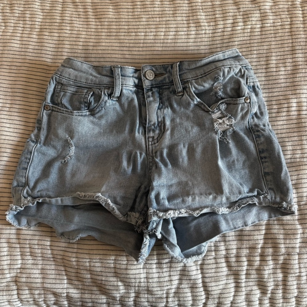 GBG Denim Distressed Women's Shorts